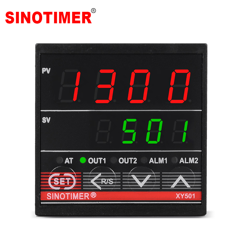 ดิจิตอลขนาดใหญ่ PID Temperature Controller เครื่องทําความร้อนรีเลย์ Thermocouple K J อินพุต Universal เอาต์พุตรีเลย์/SSR Thermostat