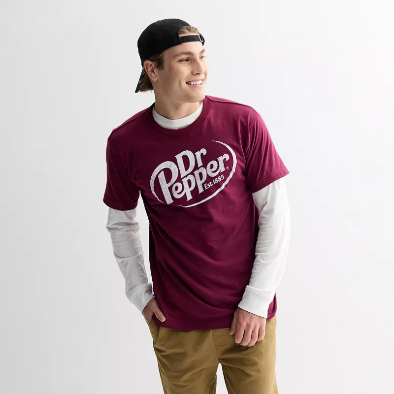 Kaos Logo Dr. Pepper Pria 2026 Musim Panas Baru Kaos Vintage Wanita Kaos Penyerap Keringat dan Bernapas Streetwear Oversized Longgar