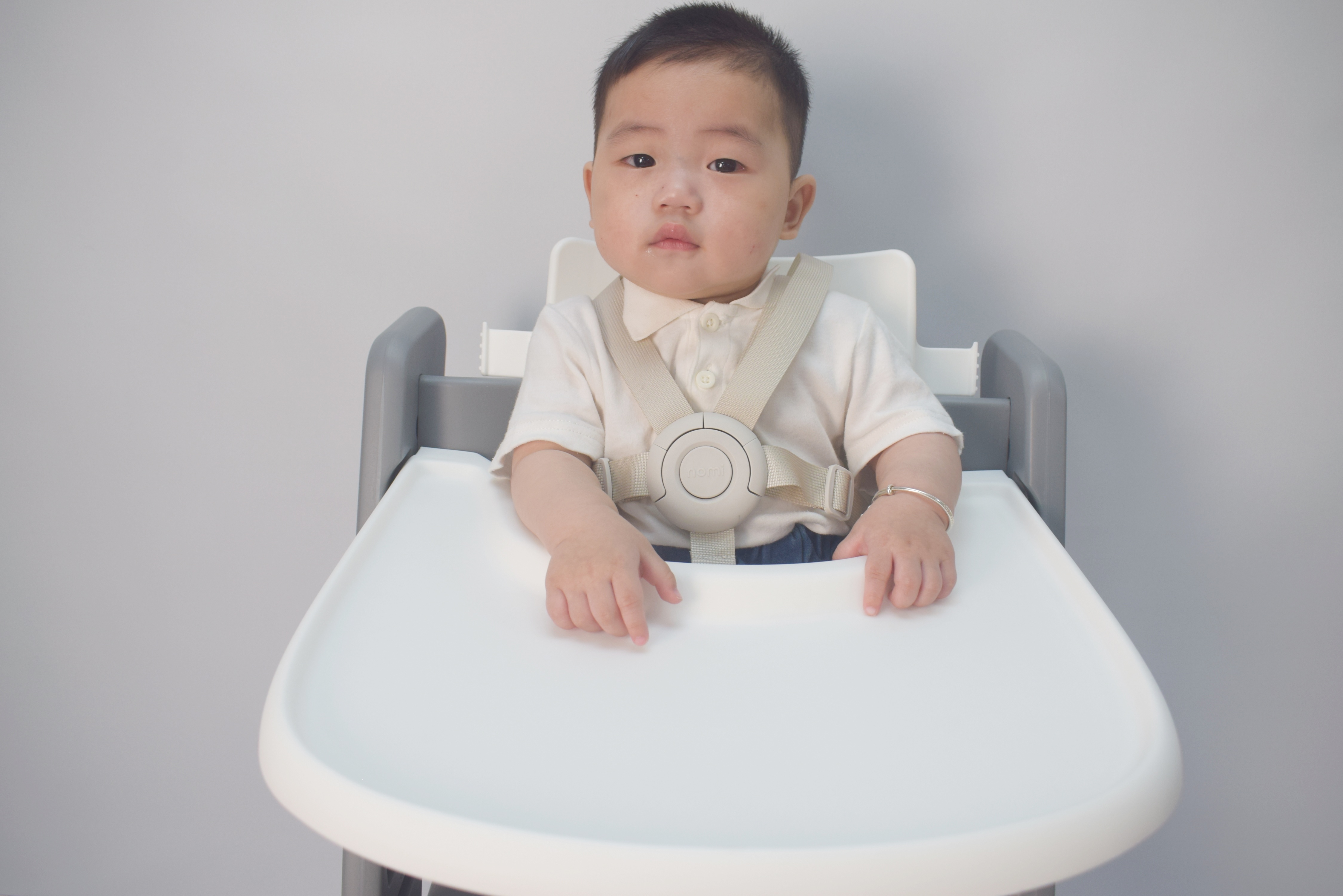 Harness for Nomi, Beige - for Use on The Stokke Nomi Baby Set on The Stokke Nomi Chair Clikk highchair harness