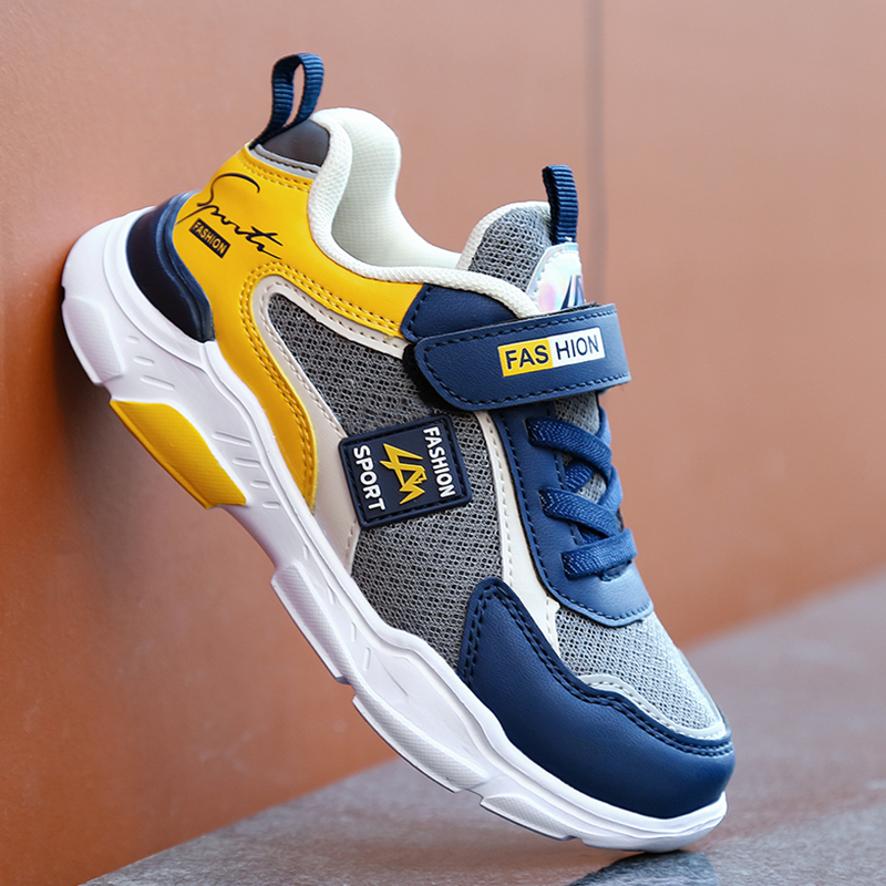 Scarpe da ginnastica per bambini Scarpe sportive casual per bambini per ragazzi Scarpe da corsa per scuola per ragazze con gancio e anello per bambini in rete estiva traspirante
