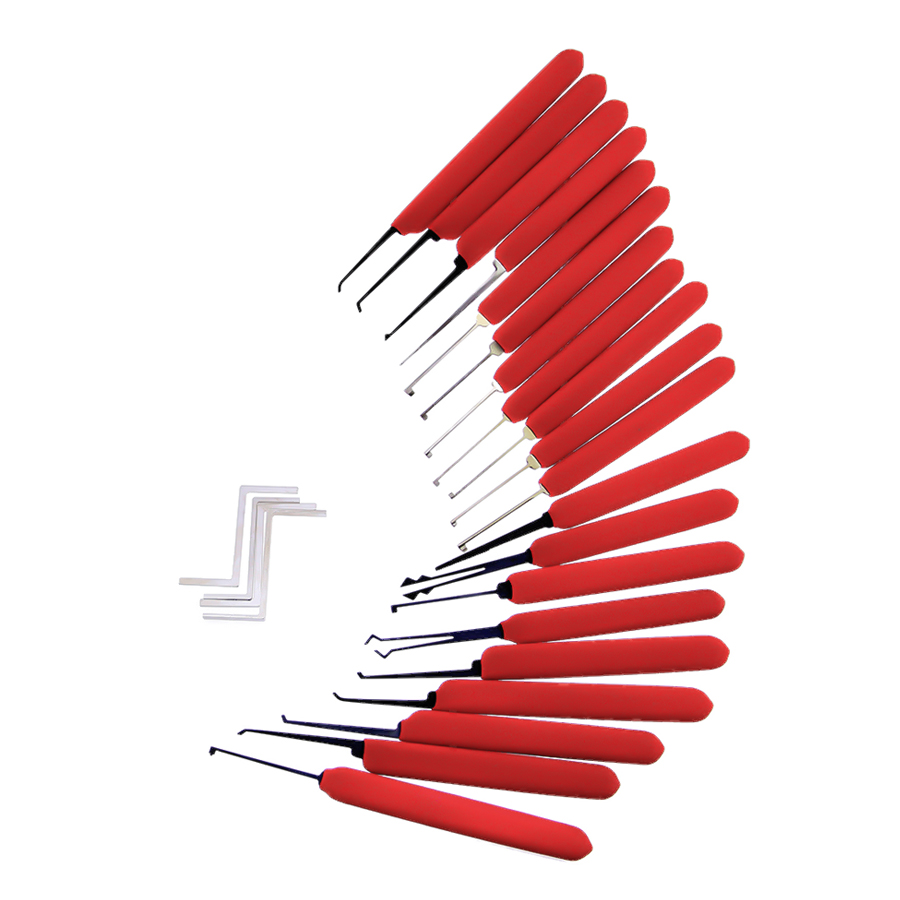 Hot Sale Locksmith Tools 20pcs Lockpick for House Lock Car Door Lock Pick Sets