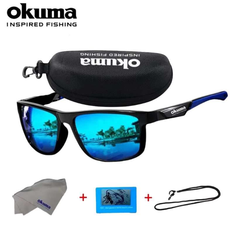 Поляризационные очки Okuma Fashion UV400, с защитой от УФ-излучения, бликов и сильного света, подходят для езды на велосипеде, вождения, рыбалки и т. д.