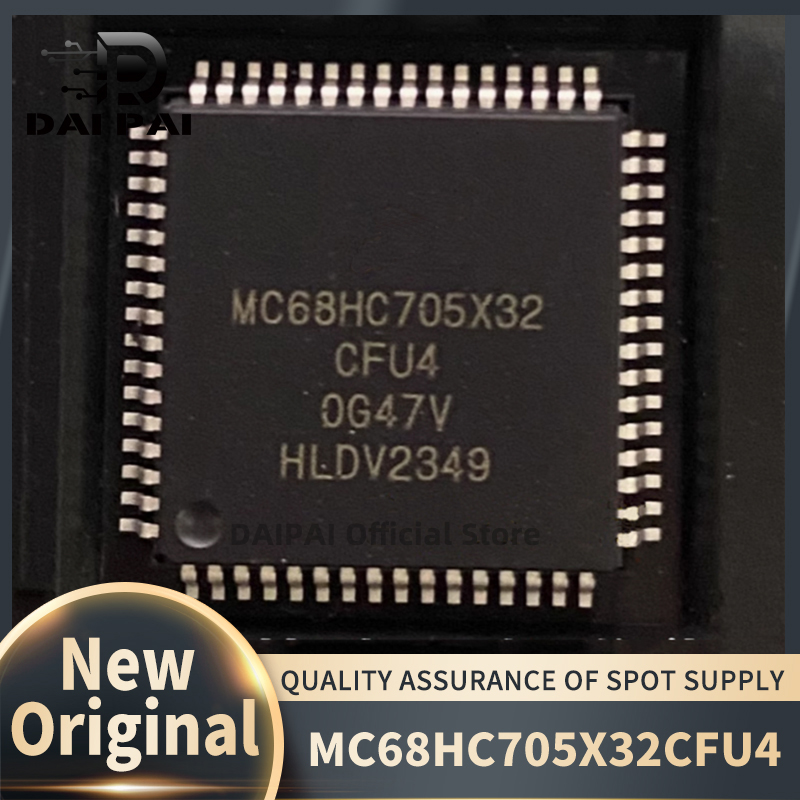 (2 шт.-5 шт./лот) 100% новый оригинальный набор микросхем MC68HC705X32CFU4 MC68HC705X32 CFU4 68HC705X32CFU4 QFP-64