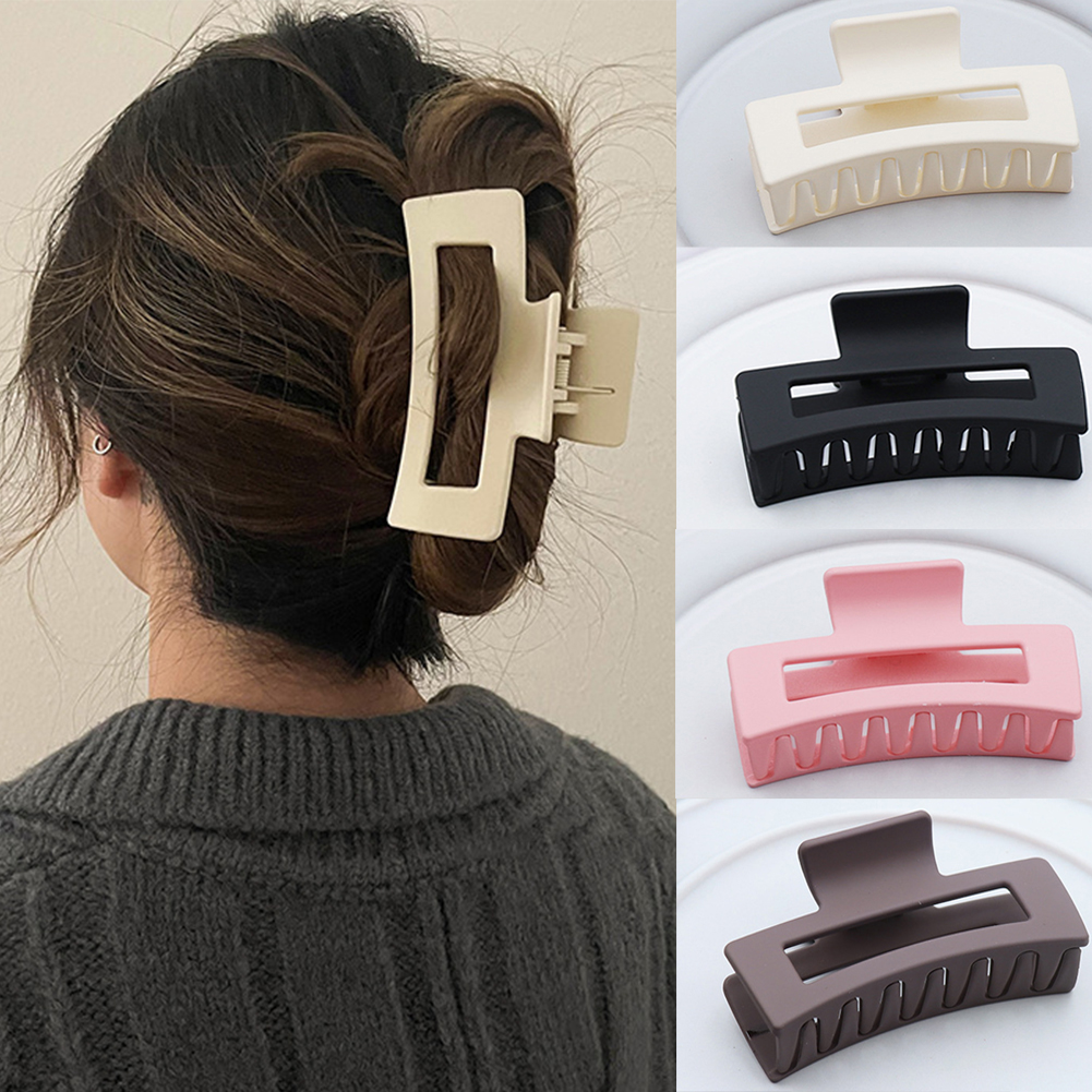 ผู้หญิงเกาหลีสาวผมพลาสติก Claws คลิปผม Headwear ขนาดใหญ่ Hairpin Crab Barrette แฟชั่นเครื่องประดับอุปกรณ์เสริมผม
