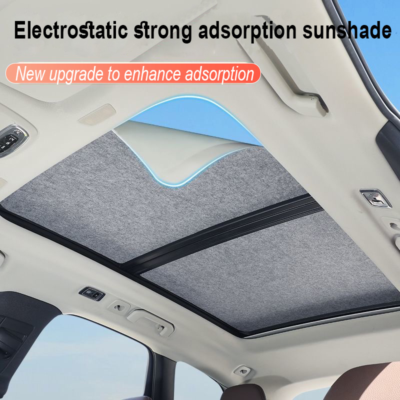 Visera de techo aislante para techo solar panorámico de coche, parasol de cortina de cielo de adsorción electrostática Anti-UV para Hongqi H5 2023 ~ 2026 25 MK2