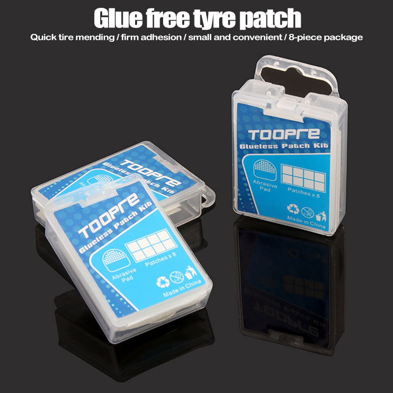 8PCS จักรยานยางซ่อมชุดเครื่องมือชุดด้านใน Patching ยาง Filler กาวฟรี Cold Patch Sealant Fix แบบพกพา Tirefit