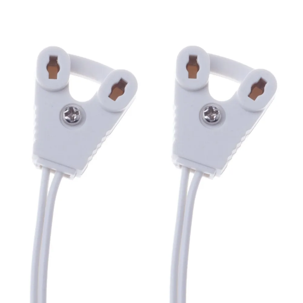 4 teile/los T8 Lampe Halter T8 Lichter Basis Draht Licht Box Linie Lampen Sockel Kabel Halter Für T8 Leuchtstoffröhre