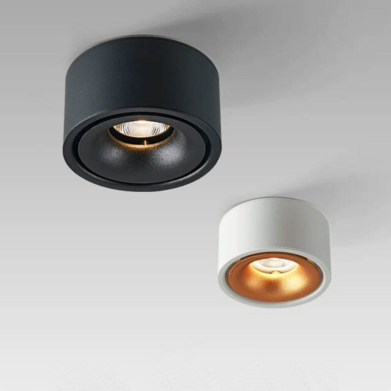 Luminária de Teto LED Regulável de Embutir COB, Holofote Redondo de 7W, 10W, 12W, 15W, 110V, 220V