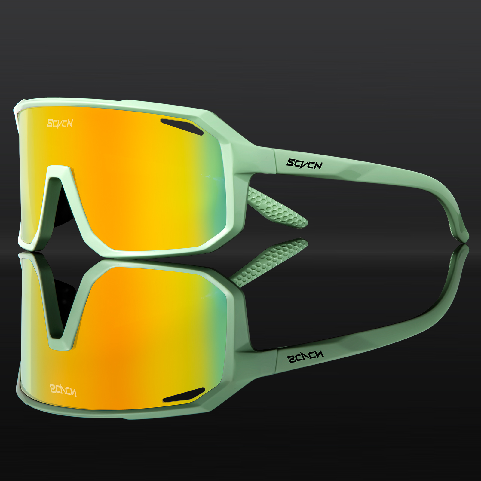 SCVCN-Óculos de ciclismo para homens e mulheres, óculos de sol, óculos UV400, esportes ao ar livre, óculos MTB, ciclismo, caminhadas, novo