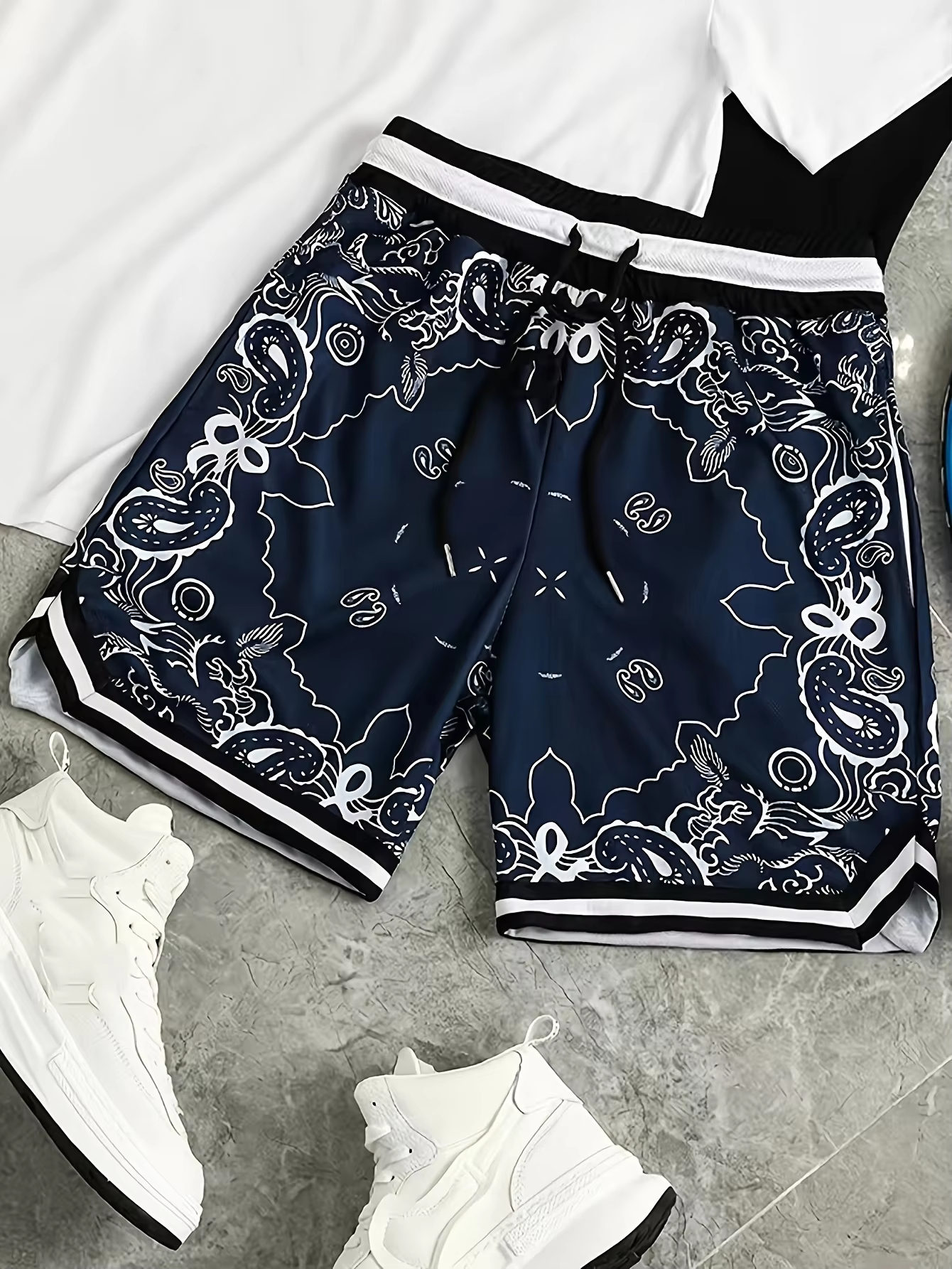 2026 Summer New Collection Men's 3D Print Basketball Shorts Y2K Oversized Casual Shorts Suitable For