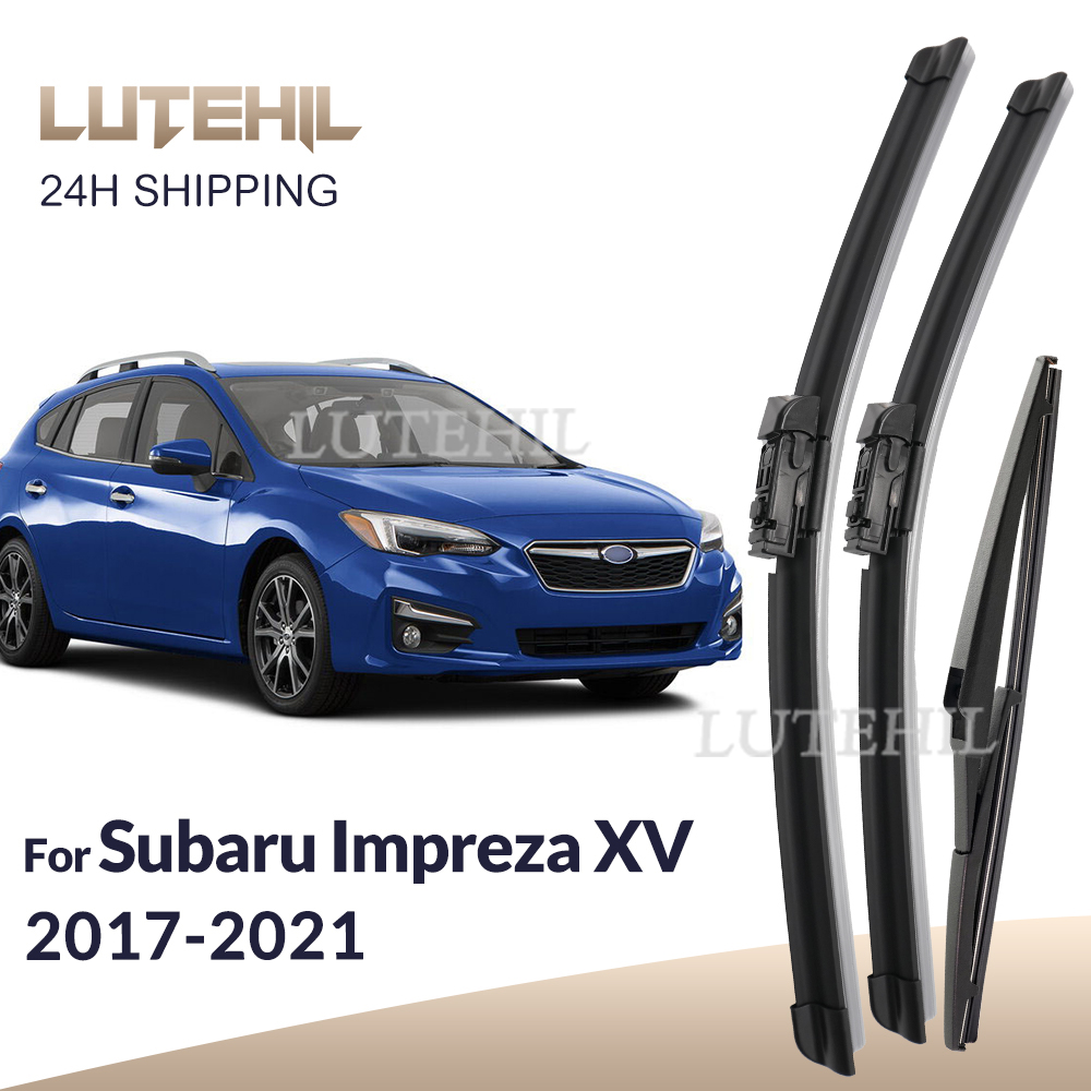 Dla Subaru Impreza XV GK GT 2017-2021 2018 2019 2020 Wycieraczki przednie i tylne Pióra wycieraczek Szyba przednia Szyba przednia 26"+16"+14"