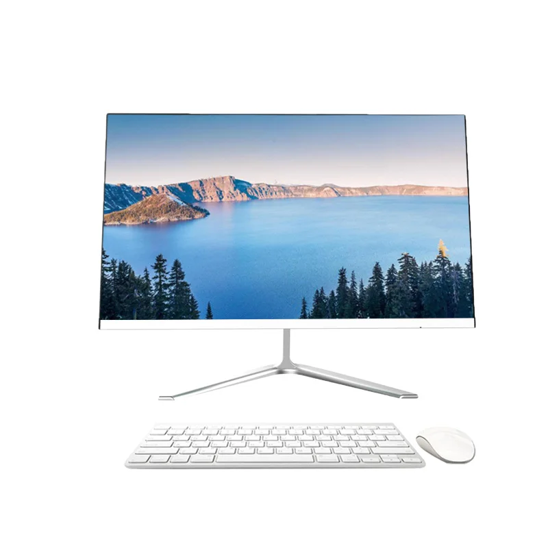 Computadora todo en uno ultrafina de 24 pulgadas Intel Core i5/i7 Gamer PC 8/16GM RAM Monitor de PC todo en uno conjunto completo de escritorio