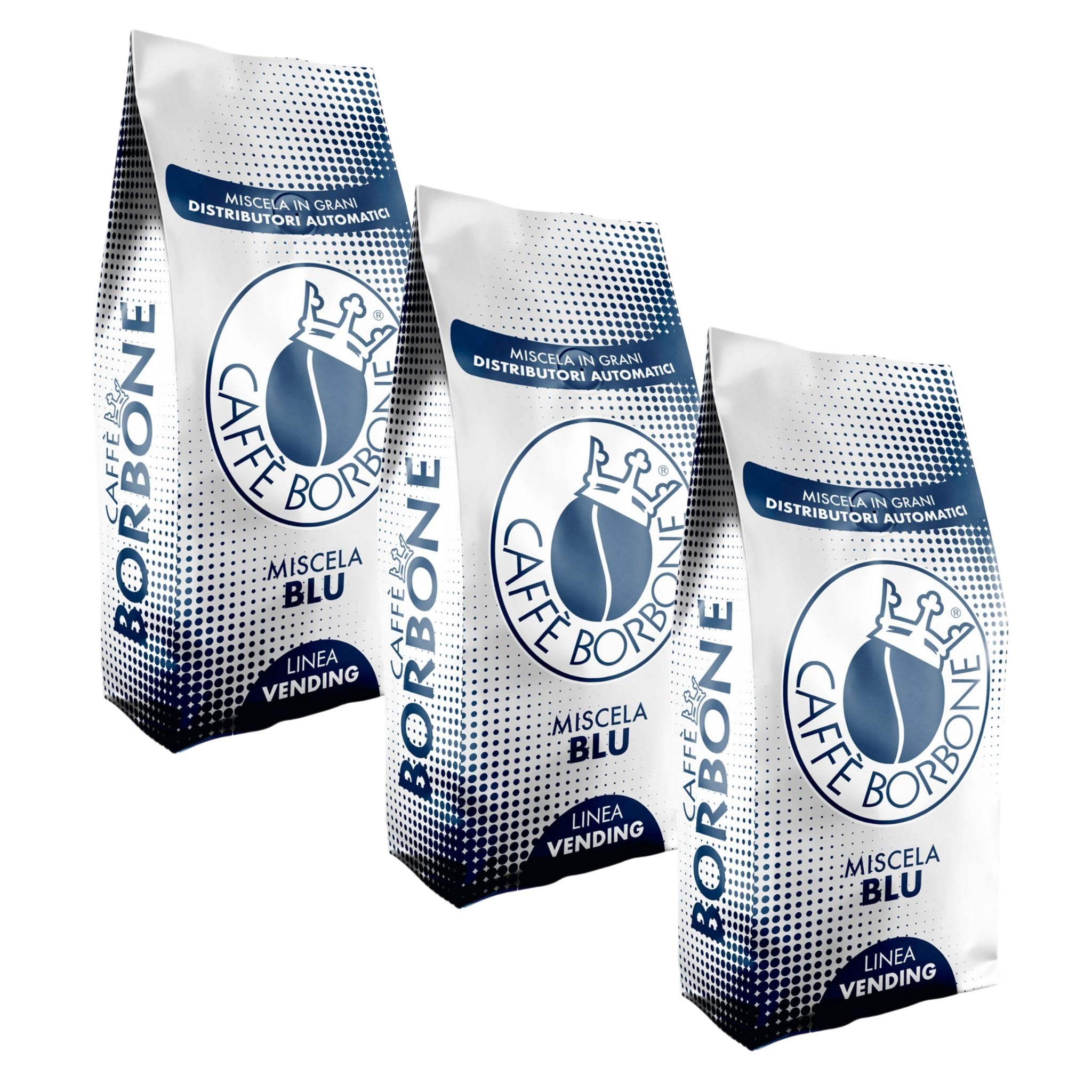 6 Packs 1 kg de Café Bourbon en Mezcla de Granos Azul Envío Original