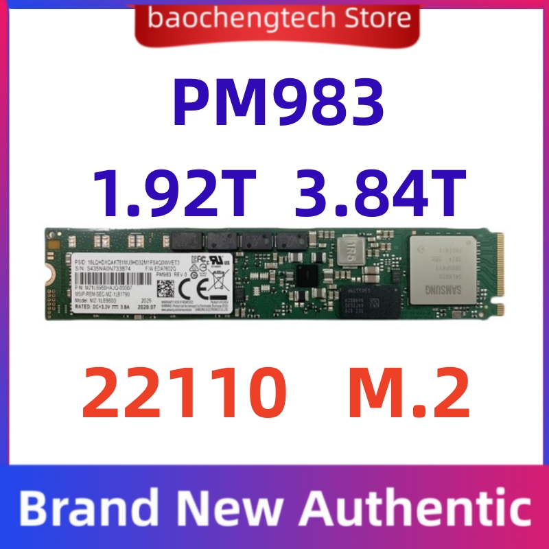 NEW PM983 1.92T 3.84T ssd solid-state drive 22110 nvme 900gb protocol PCEI3.0 independent cache power-off protection For Samsung