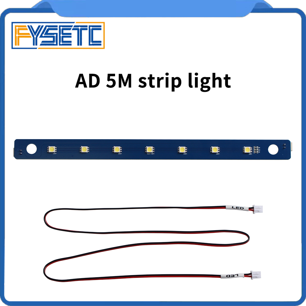 Pour FLASHFORGE aventure 5M AD5M bande lumineuse Super lumineux Led 24V barre lumineuse pour AD5M 5MPRO imprimantes 3D
