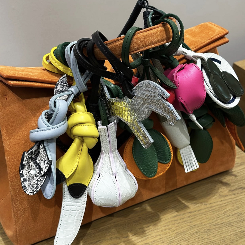 Accessori per Borse di Marca alla Moda 2026 NovitΓ in PU a Forma di Frutta e Verdura Charm di Lusso Ornamenti per Borse a Tracolla