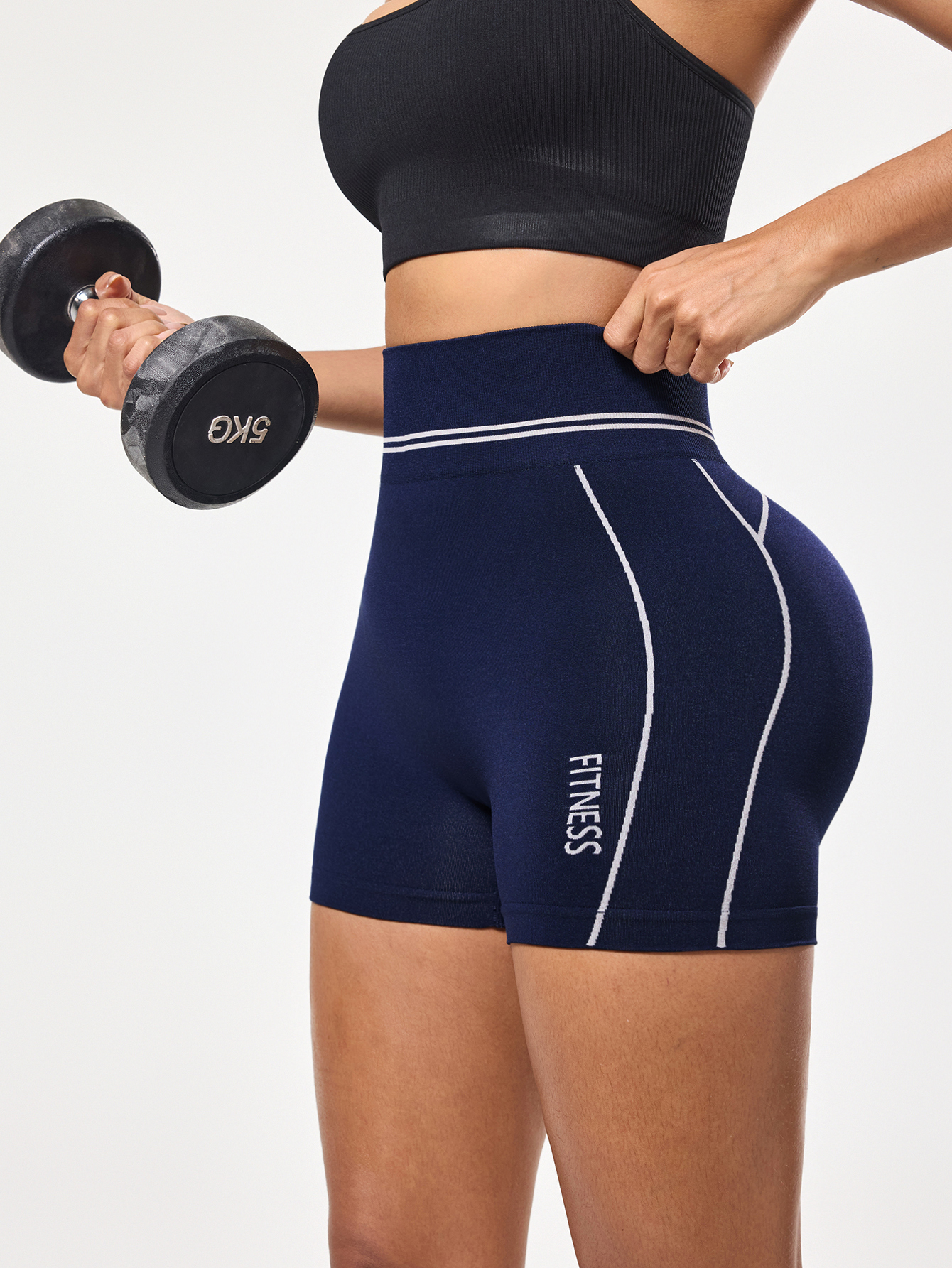 Dames Yoga Shorts met hoge taille Sportkleding Dames Gym Shorts Legging Fitness Hardlopen Activewear Buikcontrole Trainingskleding