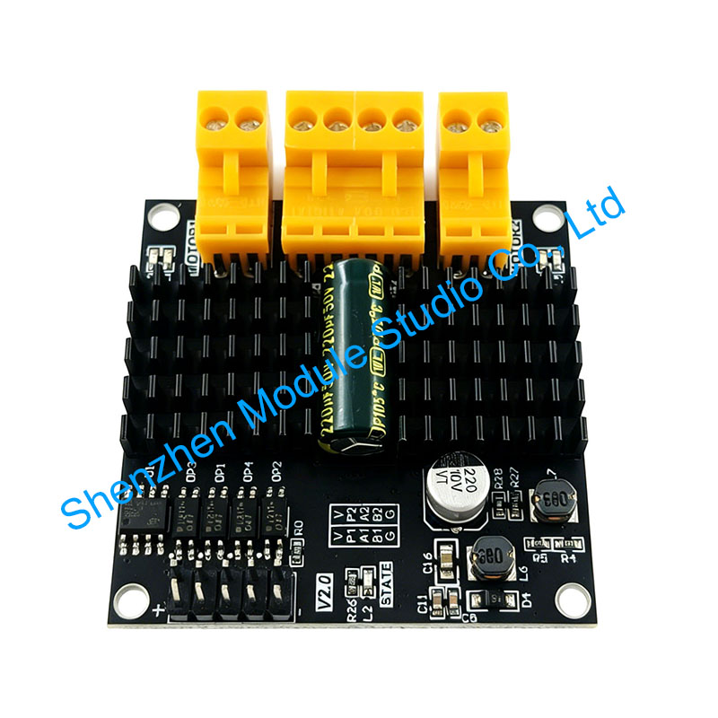 Carte de commande de moteur CC double canal 12V/24V 12A, pont en H, supérieure aux L298N et BTS7960, courant nominal 10A