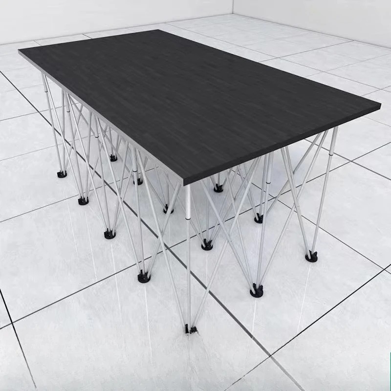 Adjustable 73-82cm Foldable Spider Leg Stainless Steel Portable Work Desk Rack Sawhorse Support Quick Telescopic Workbench
