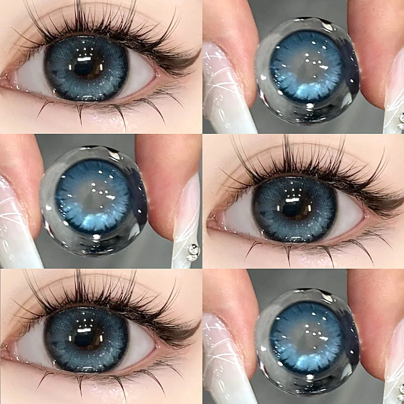KSSEYE 1 par de lentes de contacto de Color para miopía para ojos moda alta calidad belleza pupila estudiante cosméticos de colores nuevo envío rápido