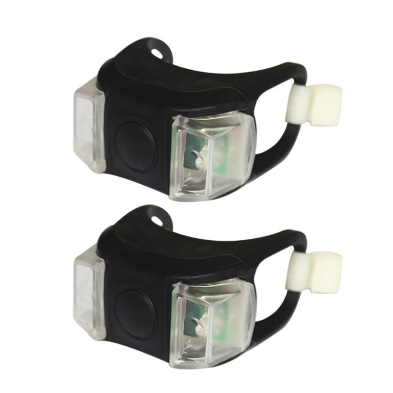 2 pçs carrinho bebê luz da noite à prova dwaterproof água silicone cuidado lâmpada ar livre led lembrar cuidado