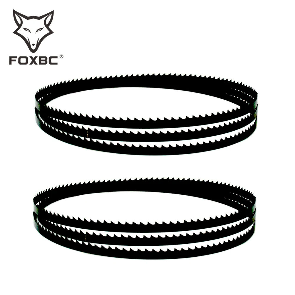 Полотна ленточной пилы FOXBC 1400 мм 1400x9,5x0,65 мм 14 TPI для Scheppach, Einhell TH-SB200, Draper Деревообрабатывающие инструменты аксессуары 2 шт.