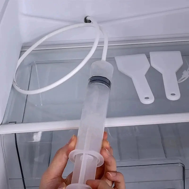 Removedor de obstrucciones de orificio de drenaje para refrigerador, cepillo para agujeros de nevera, limpiador de salida de agua para limpieza del hogar, herramientas de limpieza de dragado, 5/6 Uds.