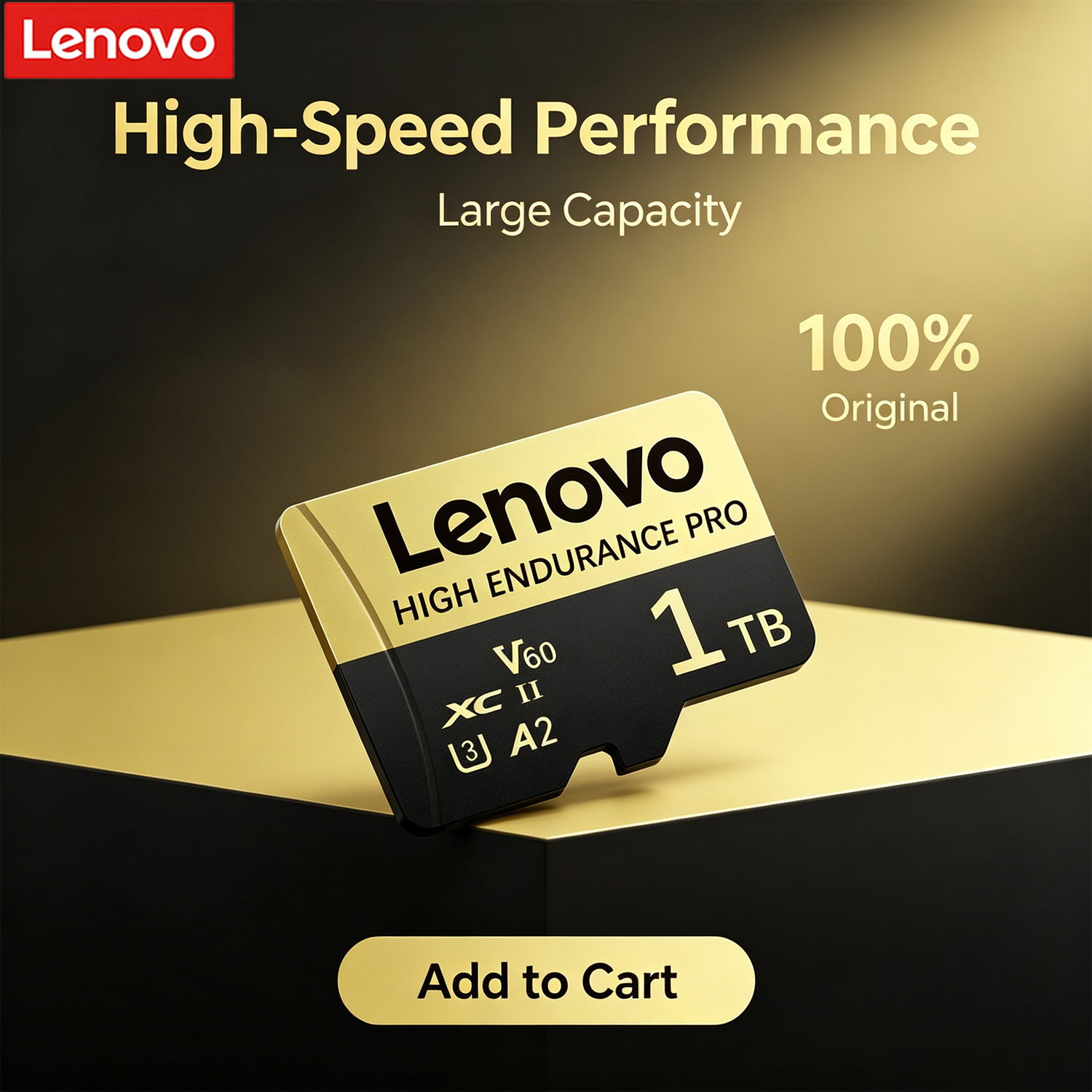 Lenovo Micro SD Card 1TB Class10 High Speed Flash Memory Cards 128GB TF Card U3 V60 TF Flash Card For Cameras Phones Table Drone