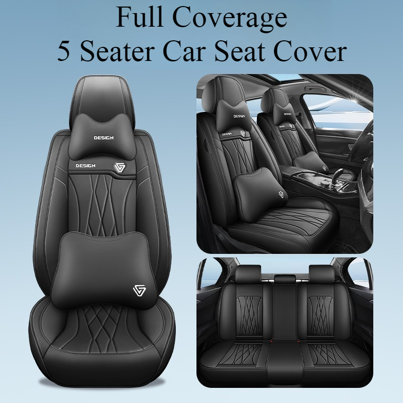 Housse de siège de voiture en cuir PU, Support lombaire 3D, pour CADILLAC CTS ATS CT6 XTS Escallade XT5 SRX DTS, accessoires de voiture