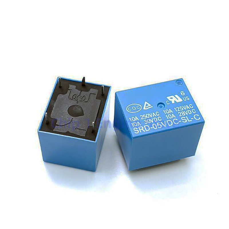 Neues & original relais 5/10 stücke SRD-05VDC-SL SRD-12VDC-SL SRD-24VDC-SL-A/c 5v 12v 24v 10a 4pin 5pin