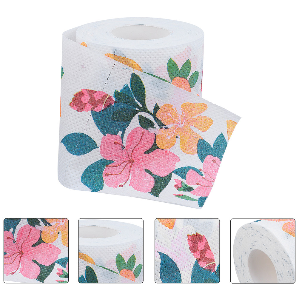 2 Rolls Printed Designer Paper Napkins Disposable Premium Quality Toilet Tissue Kitchen H kerchief Supplies