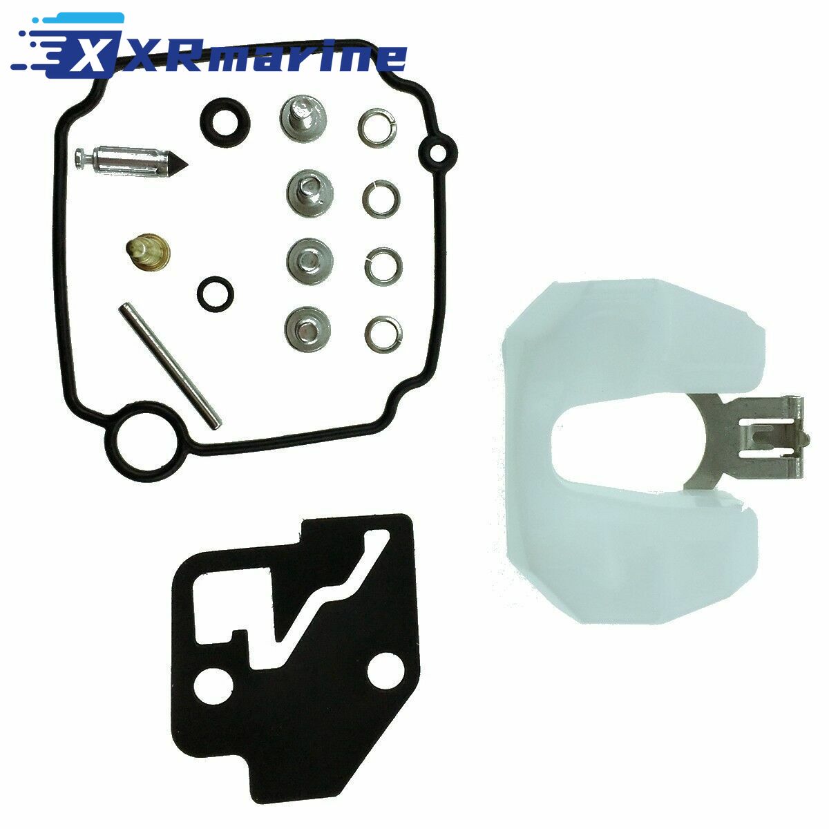 66M-W0093 Carburetor Repair Kit for Yamaha Mercury Outboard Motor 9.9 & 15 HP 4 Stroke Replaces 802706A 66M-W0093-01 18-7738