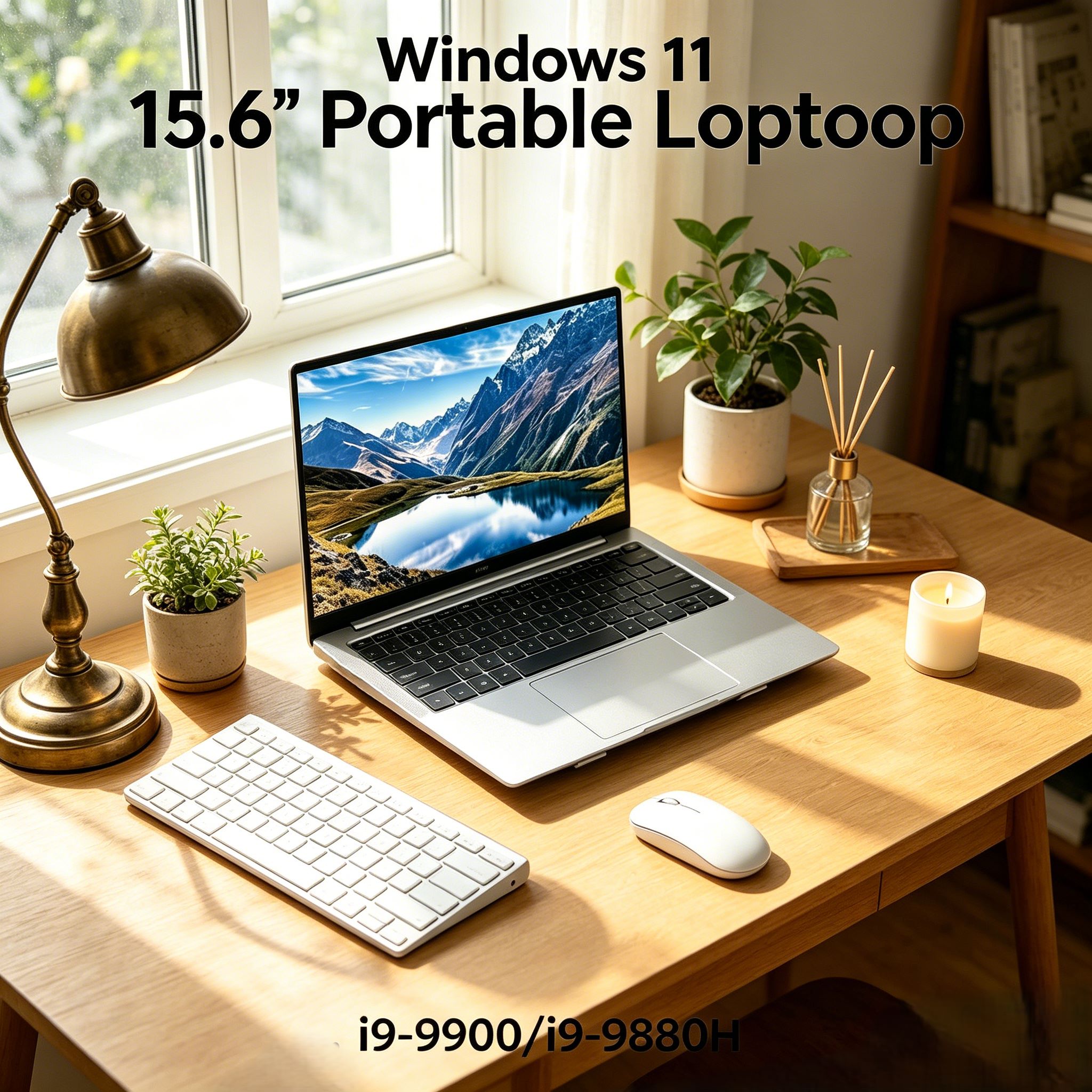 Portátil de 15.6 pulgadas, Intel Core i9 9900, Windows 11, 16GB 32GB, Computadora Portátil para Negocios y Oficina, Alto Rendimiento