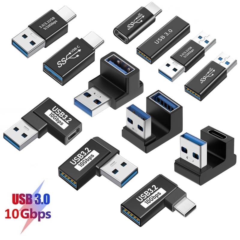 Adaptador Universal USB 3.0 OTG Tipo C, Convertidor USB C Macho a USB-A Macho/Hembra para Macbook, Huawei, Samsung, Xiaomi, iPad