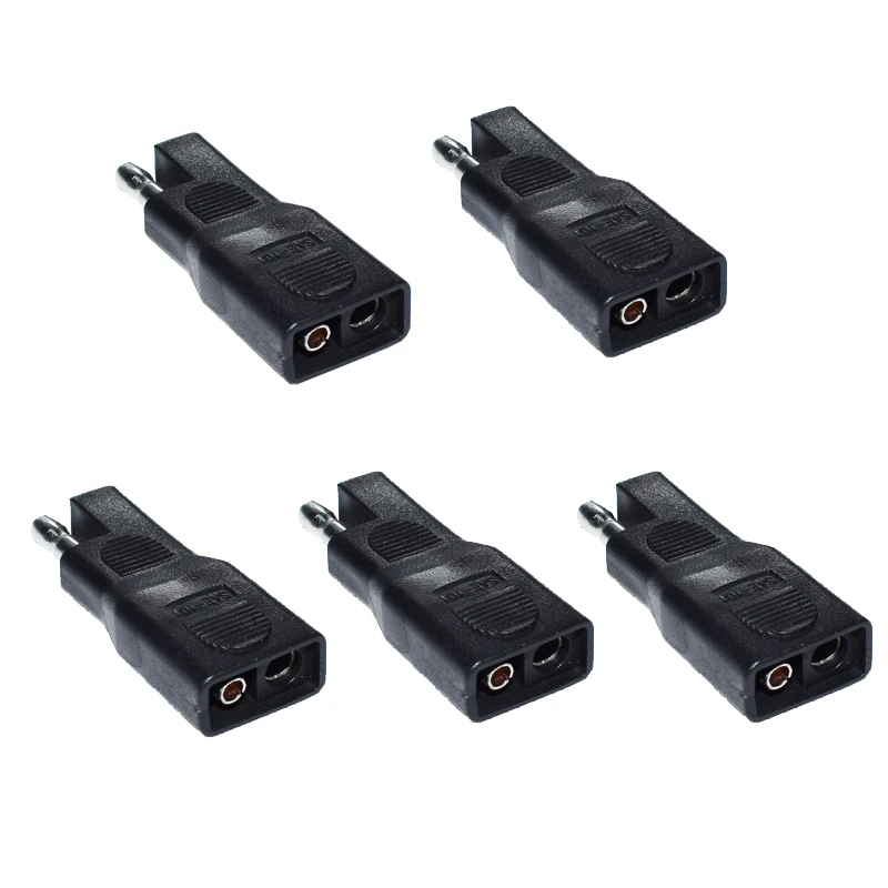 Adaptateur de polarité inversée Sae vers SAE, 5 pièces, adaptateur de câble à déconnexion rapide pour batterie de panneau solaire