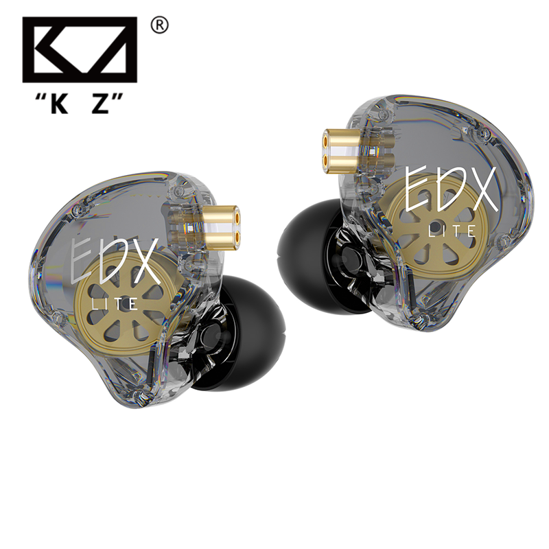KZ EDX Lite НаушникиДинамические HIFI Басовые наушники-вкладыши Мониторные наушники Спортивная гарнитура с шумоподавлением