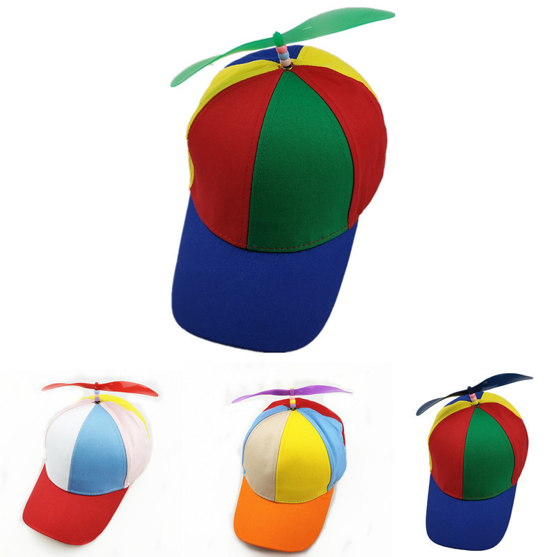 Mode coloré bambou libellule Patchwork casquette de Baseball adulte enfant hélicoptère hélice drôle coton Parent-enfant Snapback chapeaux