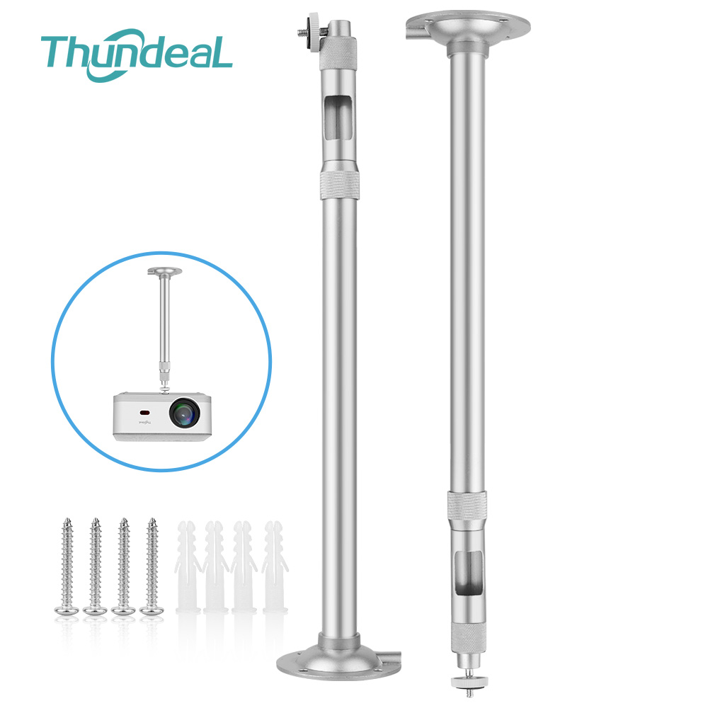 40cm 60cm 80cm 1/4 6mm projetor mini cabide suporte de parede para montagem no teto td80w hy300 pro hy320 td92 mini suporte para projetor