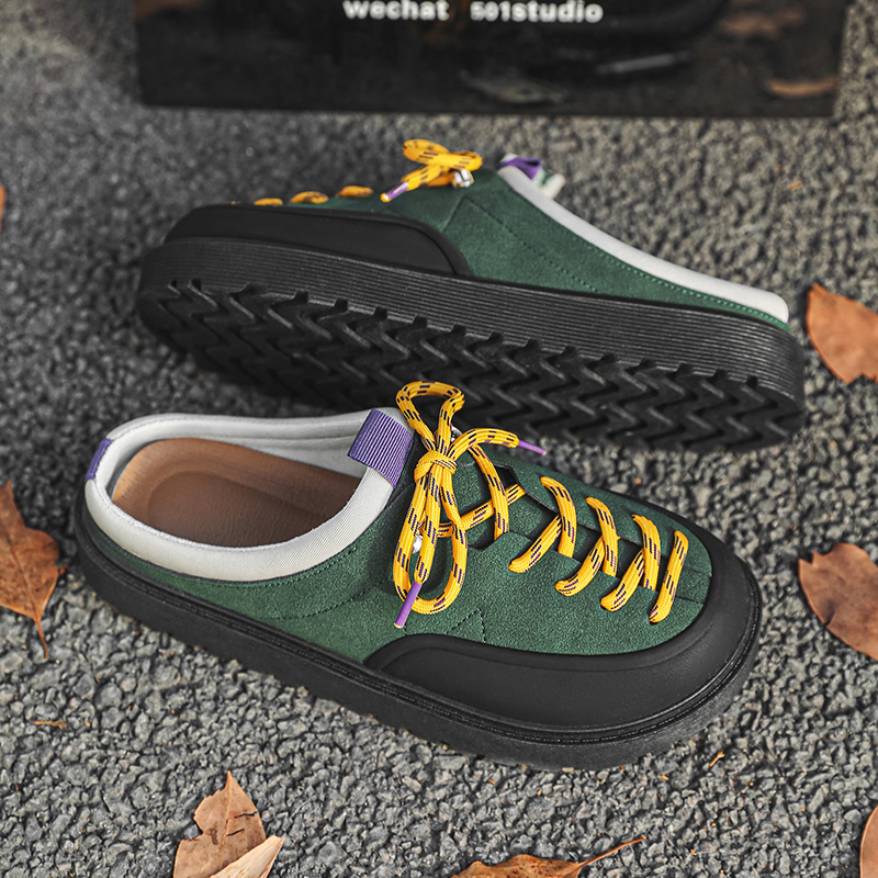 Męskie buty trekkingowe outdoorowe na co dzień, letnie, z miękką podeszwą, antypoślizgowe, do chodzenia po mieście, modne, młodzieżowe, wygodne, sportowe, wsuwane klapki.