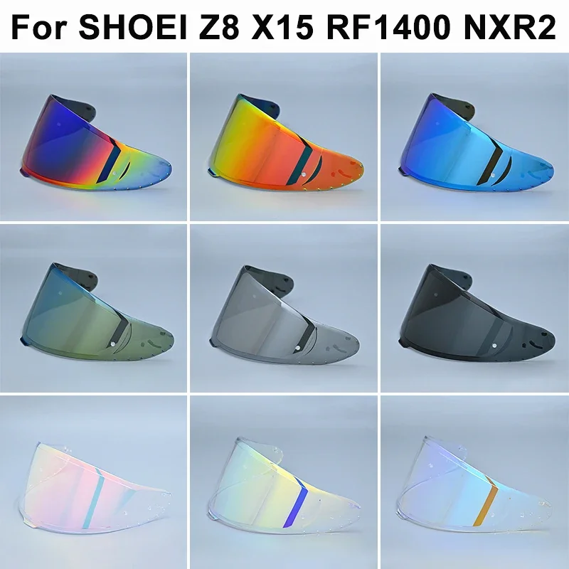 Viseira de capacete para shoei z8 nxr2 rf1400 RF-1400 CWR-F2 CWR-F2R x15 x-fifteen X-SPR pro escudo protetor solar peças de capacete
