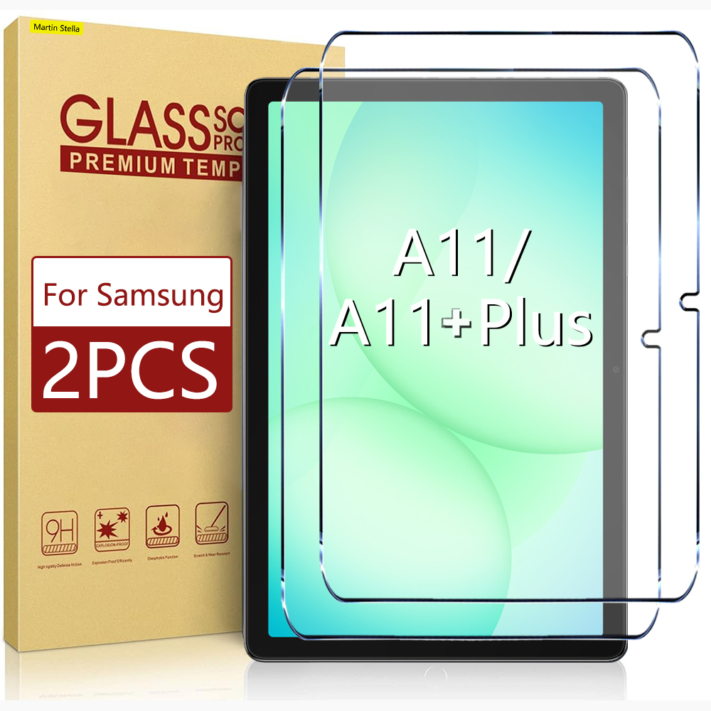 Para Samsung Galaxy Tab A11 Plus A11 + Protector de pantalla de vidrio templado en Galaxy Tab A11 8,7 pulgadas 2025 9H accesorios de película