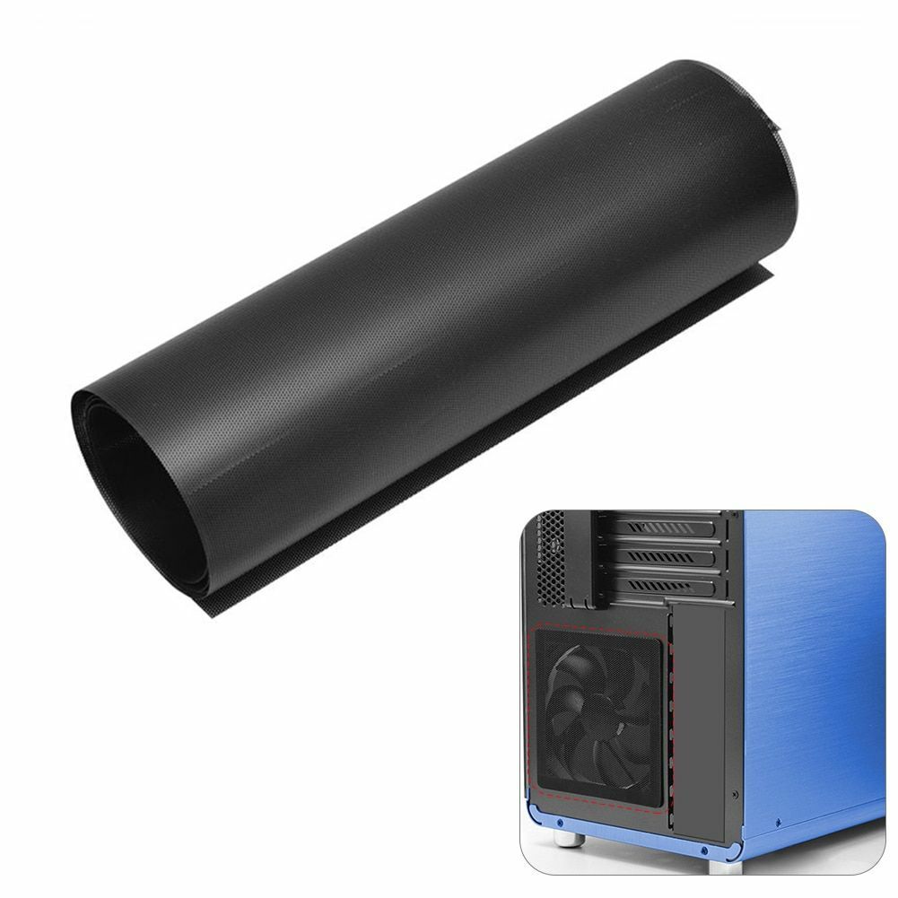 DIY Computer Mesh 30CM Fan Stoffilter PC Case Stoffilter voor Netwerk Net Case Chassis Stofkap voor luidspreker Fan Cooler Zwart