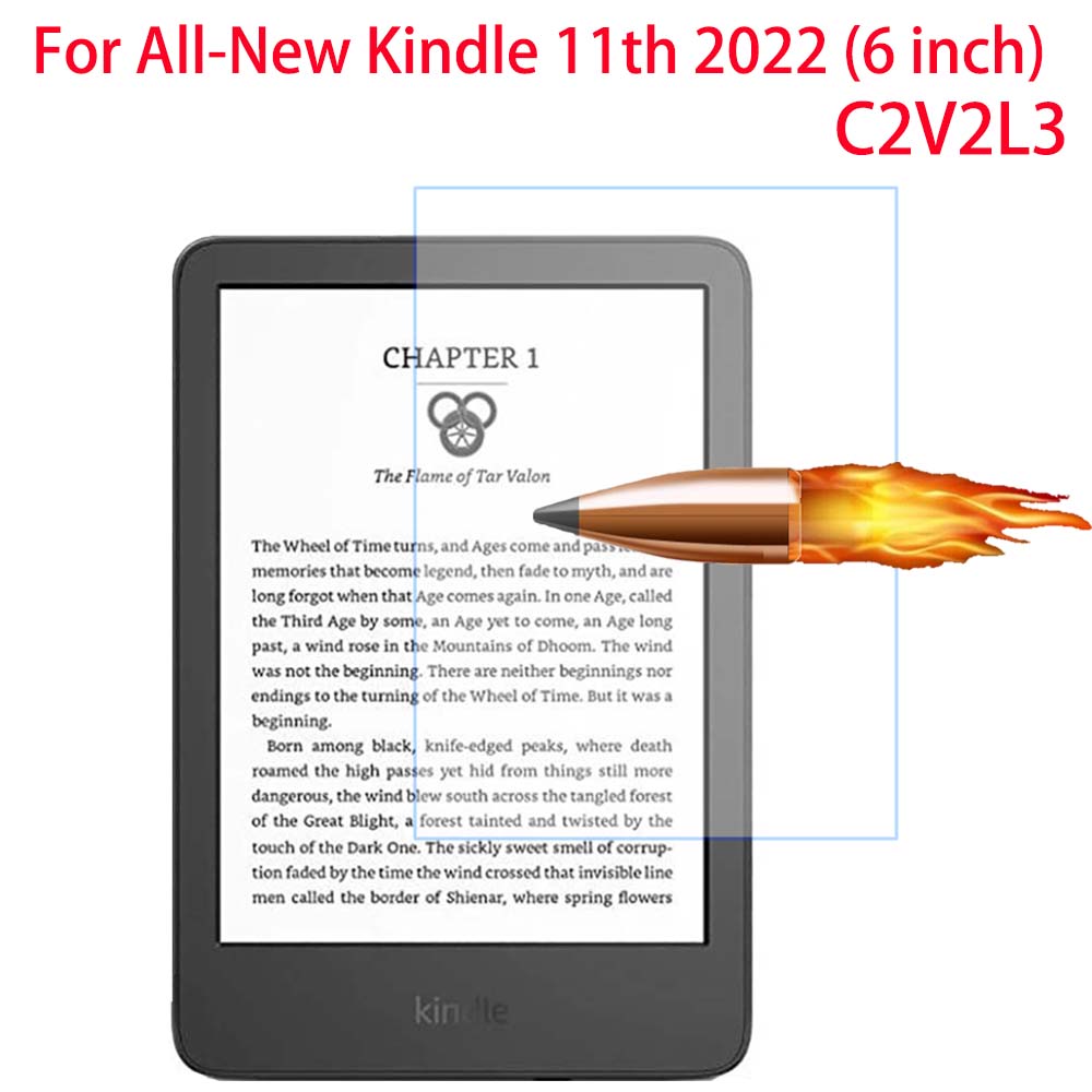 Protetor de tela de vidro temperado 9h para 2022 kindle 11a geração c2v2l3 6 polegadas tablet protetor e-book filme de vidro