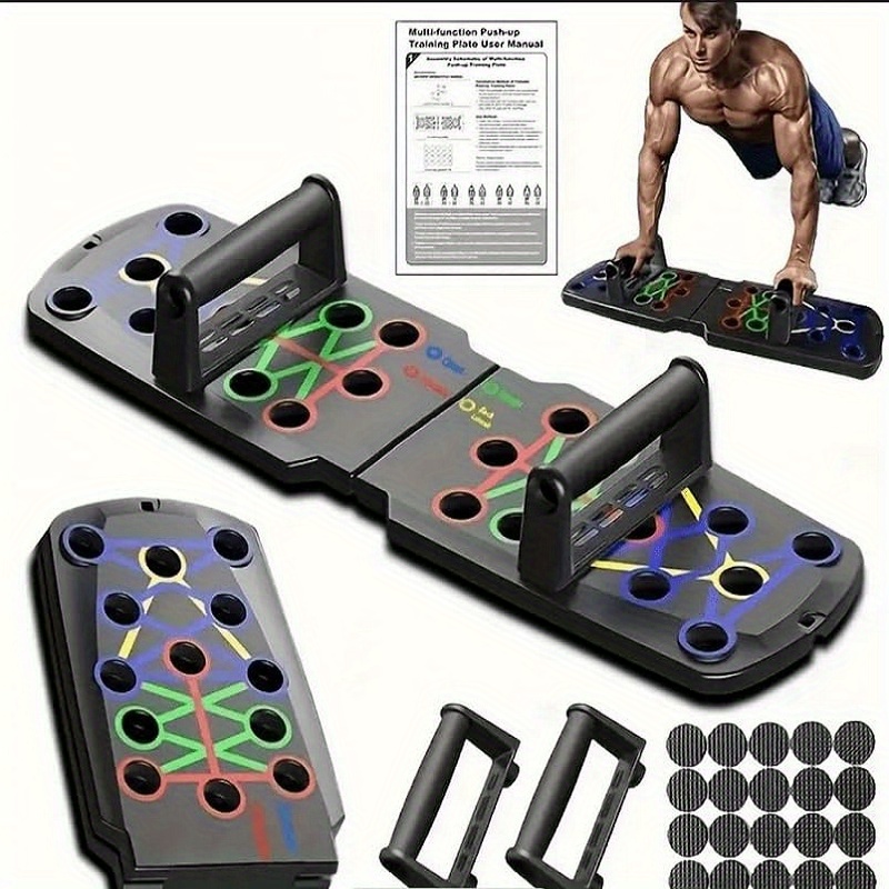 Papan Push Up Padat Peralatan Latihan Rumah Sistem Dudukan Pushup Multifungsi Profesi Latihan Otot Dada Lantai Kebugaran