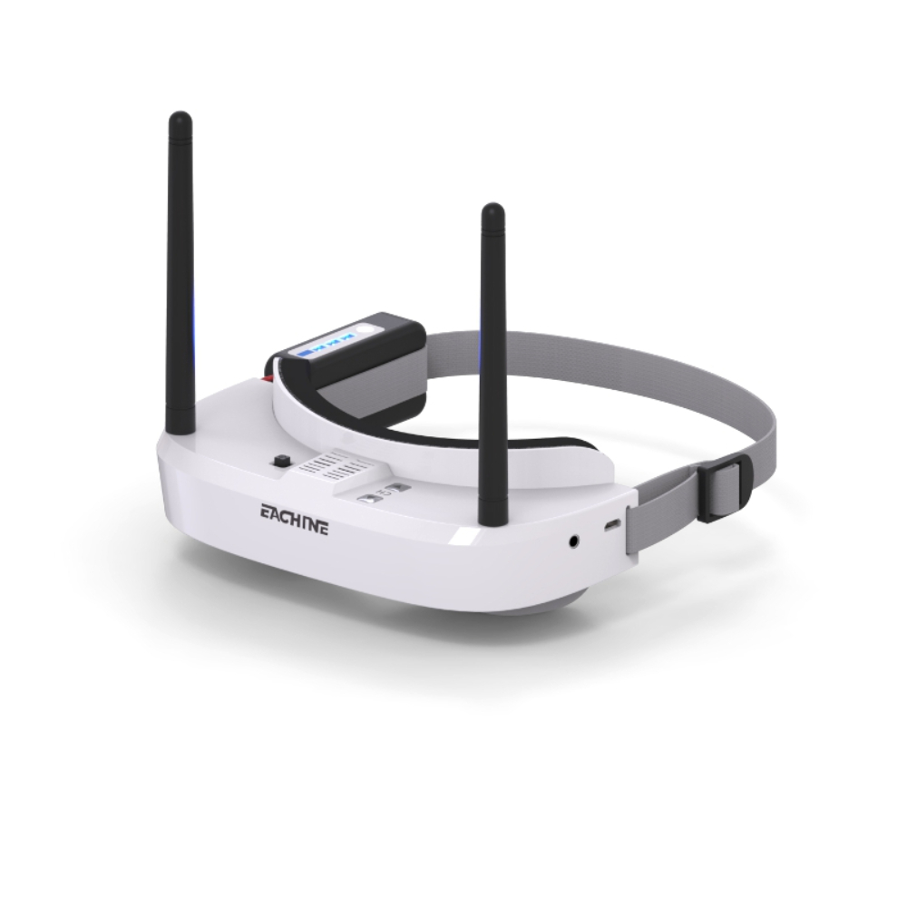 Eachine EV100 720*540 5.8G 72CH FPV lunettes avec double antenne ventilateur 18650 boîtier de batterie pour Drone RC