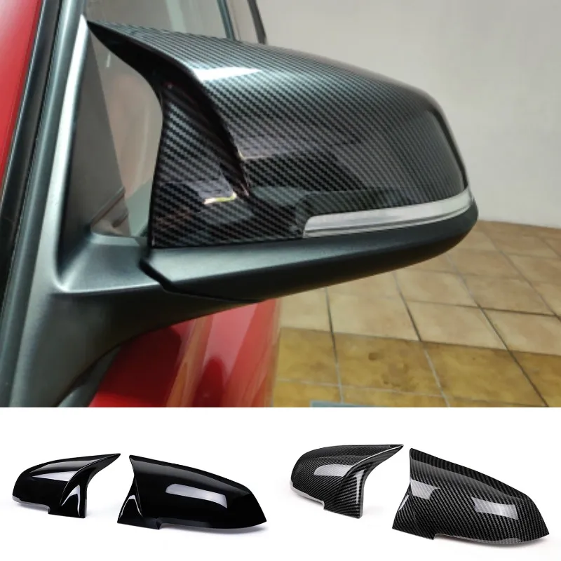 F20 F30 F31 M4สำหรับ BMW 1 2 3 4ชุด F36 320i 2012-up 328i 330d 335i M3ลักษณะอะไหล่ที่คลุมกระจกคาร์บอนไฟเบอร์