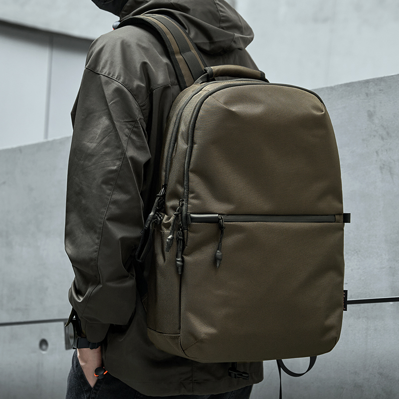 Mochila de viaje para hombre de gran capacidad, resistente al agua, estilo Simple, mochila negra y marrón para exteriores, mochila escolar para ordenador portátil de 16 pulgadas para adolescentes