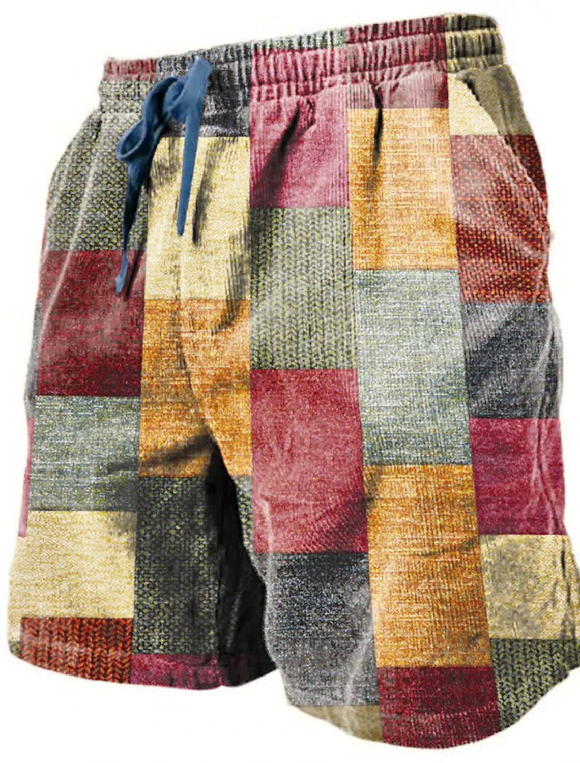 Pantalones de playa para Hombre, pantalones cortos con estampado de colores en 3D, pantalones cortos transpirables de verano para Hombre, pantalones cortos de calle para Fitness, Ropa para Hombre