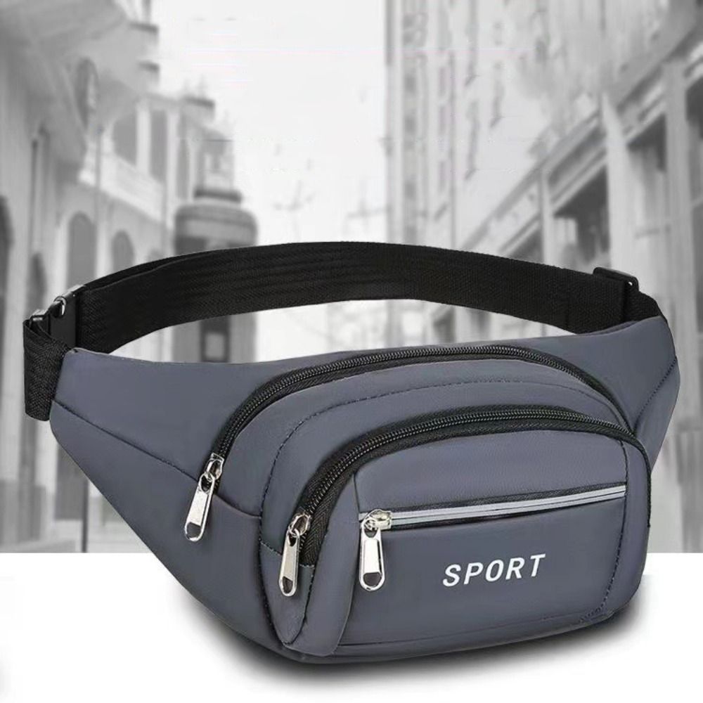 Canvas Men Chest Bag Storage Bag Large Capacity 5 Colors Crossbody Bag Multifunctional Nylon Sports Waist Pack Unisex Purse