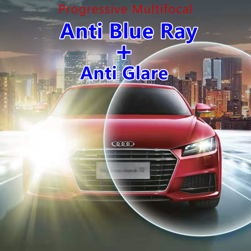 2 PC 1.56 1.61 1.67 Progressive Multifocalแว่นตาเลนส์Anti-Glare/Reflection/Scratchเลนส์สายตาสั้นเลนส์
